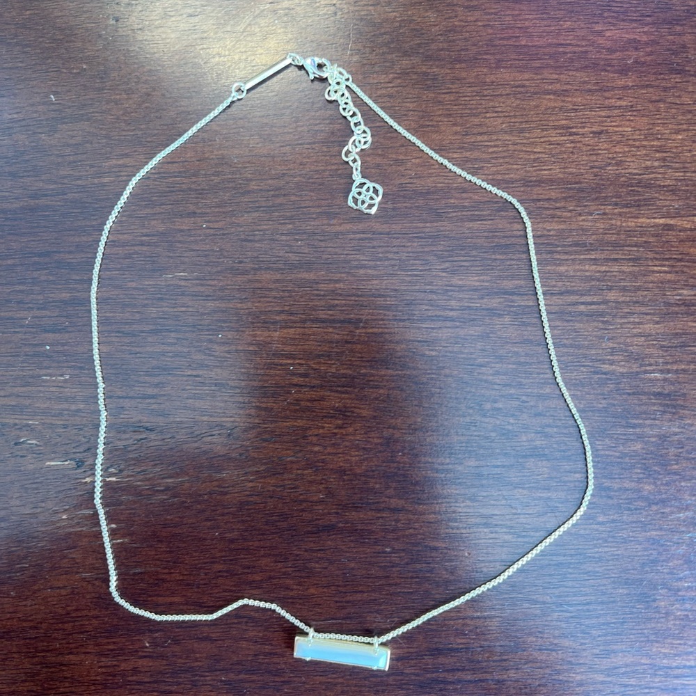 Kendra Scott White and Gold Necklace
